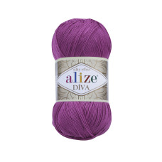 Farbe 130 beere - ALIZE Diva Uni Microfaser 100g