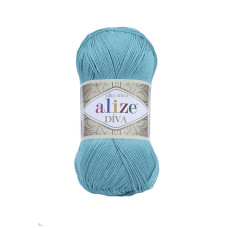 Farbe 610 jade - ALIZE Diva Uni Microfaser 100g