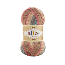 Farbe 7399 - ALIZE Diva Batik 100g Farbe 7399 - ALIZE Diva Batik 100g