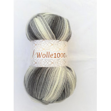 !NEU! Wolle1000 - Extra 200g - Farbe 01 grautöne