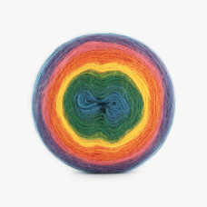 Farbe 603 - Papatya Angora CAKE - 200g  (Regenbogen)