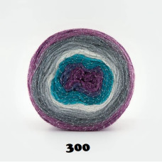 Farbe 300 - Papatya CAKE Silver- 150g (grau-lila-türkis+Silberfaden) Farbe 300 - Papatya CAKE Silver- 150g (grau-lila-türkis+Silberfaden)