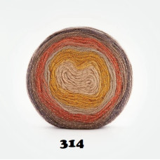 Farbe 314 - Papatya CAKE Silver- 150g (herbsttöne+Goldfaden) Farbe 314 - Papatya CAKE Silver- 150g (herbsttöne+Goldfaden)